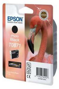 Epson T0871 (C13T08714010), foto juoda kasetė