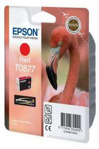 Epson T0877 (C13T08774010), raudona kasetė