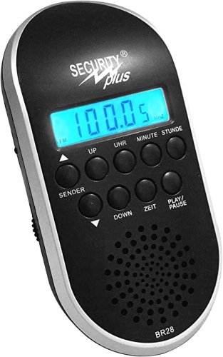 Ecost prekė po grąžinimo Saugumas ir dviračių radijas BR 28, juodas / sidabras, 14001101
