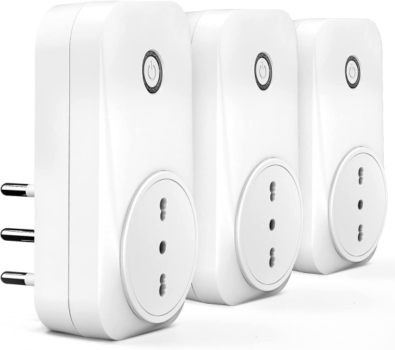 Ecost prekė po grąžinimo Meross Smart WiFi kištuko lizdas, itališkas išmanusis kištukas 16a (L tipas