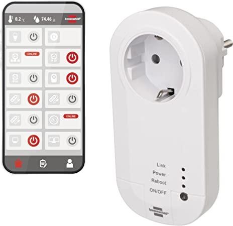 Ecost prekė po grąžinimo BrennenStuhl Connect WiFi Outlet Wa 3000 (intelektualusis WiFi lizdas, sude