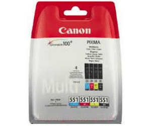 Canon Ink CLI-551 Multipack C/M/Y/BK Bliste (6509B009)