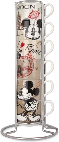 Ecost prekė po grąžinimo Originali Disney Mickey and Minnie Mouse Cafe Espresse Cup su me