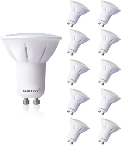 Ecost prekė po grąžinimo Lampaous GU10 LED Light Bulb 50wHalogen Gu10 Bulb Equivalent, GU10 Dimmable