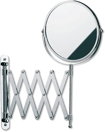 Ecost prekė po grąžinimo Kela 20847 Kera Mirror, Stainless Steel, Size: Diameter 6.3 - 7.3 x Height