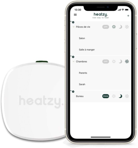 Ecost prekė po grąžinimo HEATZY - Objet Connecté - Programmateur/Thermostat Connecté et Intelligent