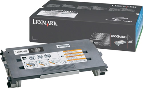 Lexmark (C500H2KG), juoda kasetė