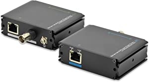Ecost prekė po grąžinimo Digitus PoE+ extender set range at RJ45 to 400m / at COAX up to 500m - almo