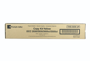 Triumph Adler Copy Kit DCC 2930/ Utax CDC 1930 (653010116/ 653010016), geltona kasetė