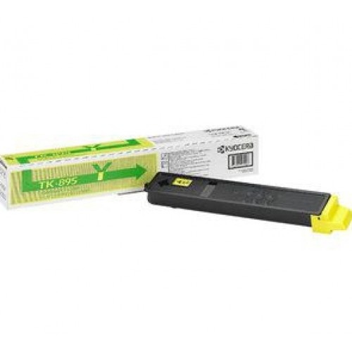 Kyocera TK-895Y (1T02K0ANL0) Toner Cartridge, Yellow