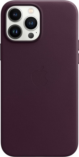 Ecost prekė po grąžinimo Apple odinis dėklas su Magsafe (skirtas iPhone 13 Pro Max) - Tamsiai vyšnių