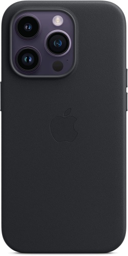 Ecost prekė po grąžinimo Apple iPhone 14 Pro Leather Case with Magsafe- midnight