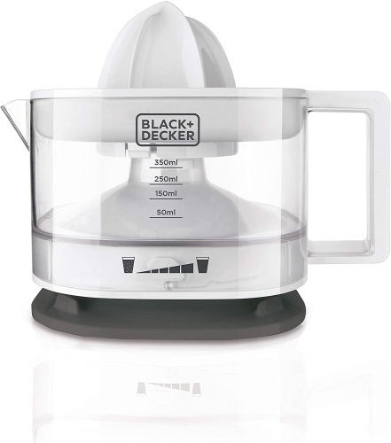 Ecost prekė po grąžinimo Black+Decker - BXCJ25E Citrus Juicer 25 Plastic 350 ml White