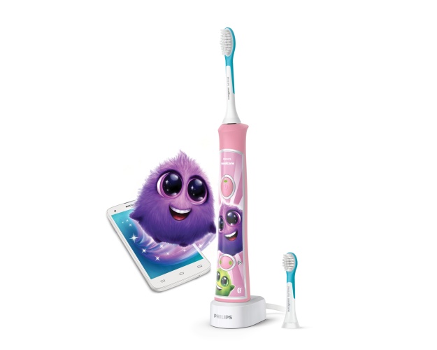 Philips Sonicare For Kids HX6352/42 Elektrinis dantų šepetėlis, Rausva