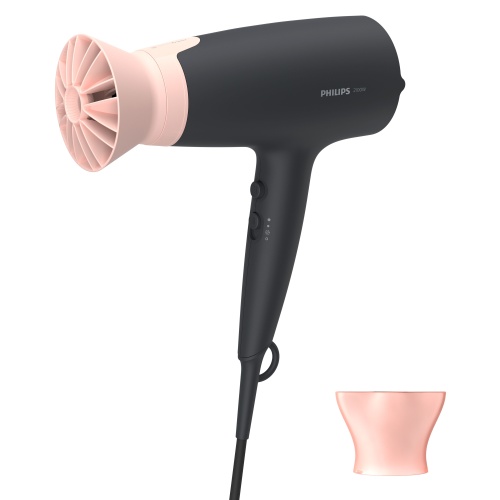 Philips 3000 Series BHD350/10 Plaukų džiovintuvas, Juoda/Rausva