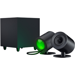 Razer Nommo V2 Full Range 2.1 PC Žaidimų garso kolonėlės, Juoda