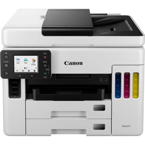 Canon MAXIFY GX7050, MFP colour Inkjet Printer refillable A4 600 sheets 33.6 Kbps USB 2.0 LAN Wi-Fi