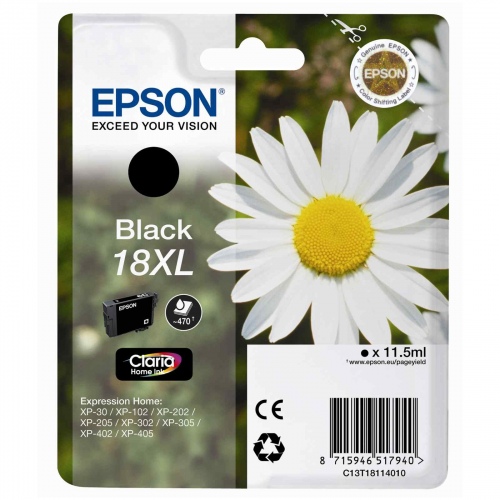 Epson Ink Black No.18XL (C13T18114012)