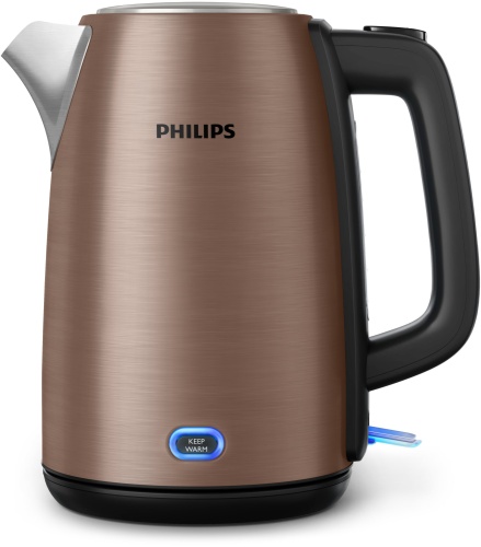 Philips Viva Collection HD9355/92 Elektrinis virdulys 1.7 L, 2060 W, Vario/Juoda