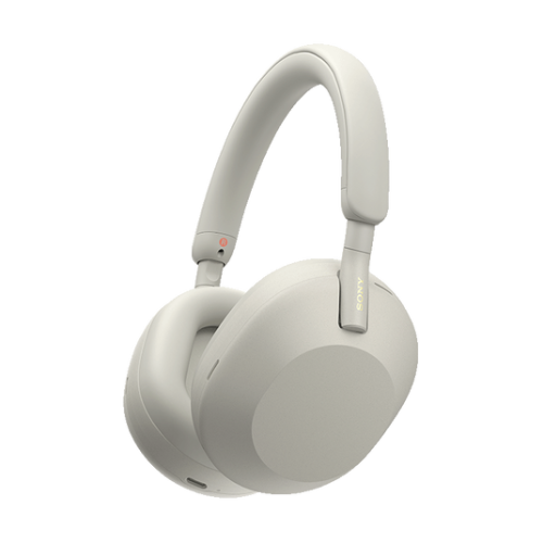 Sony WH-1000XM5 Noise Cancelling Belaidės ausinės, Bluetooth, Sidabrinė (12 Mėn. garantija)