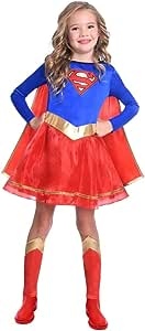 Ecost Prekė po grąžinimo Amscan - Vaikiška Kostiumas Supergirl, Suknelė, Šalmas, Kojinės, Superheroj