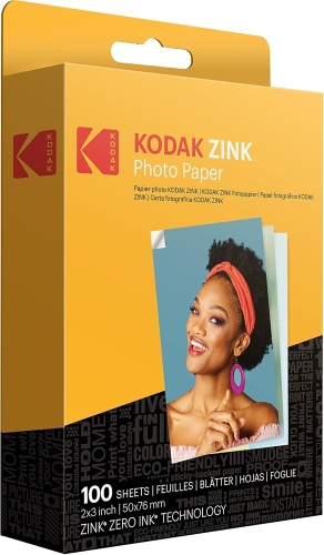 Kodak ZINK 2x3' 50x76 mm 100 Sheets Fotopopierius