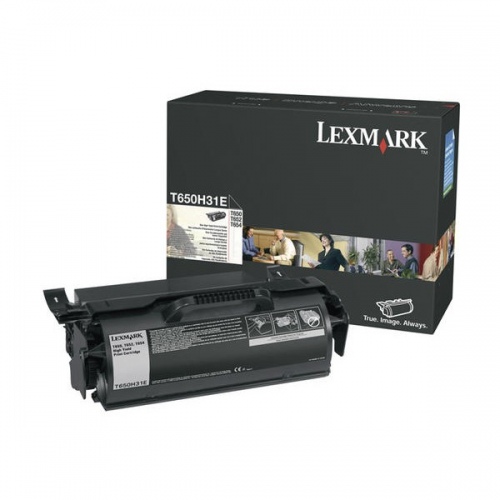 Lexmark HC (T650H11E) Return, juoda kasetė