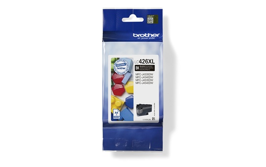 Brother LC426XLBK Ink Cartridge, Black (6000 pages)