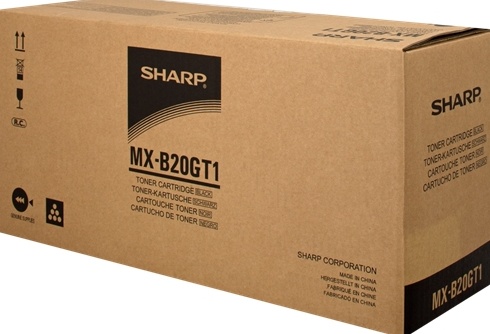 Sharp MXB20GT1 Toner Cartridge, Black (8000 Pages)