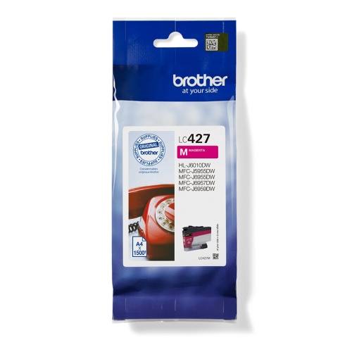 Brother LC427M Ink Cartridge, Magenta (1500 pages)