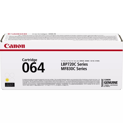 Canon 064 (4931C001) Toner Cartridge, Yellow (5000 pages)