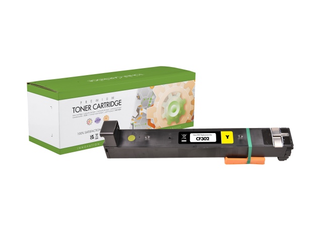 Compatible Static Control HP CF302A toner cartridge, Yellow (32 000 pages)