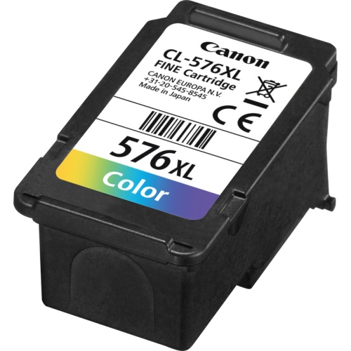 Canon CL-576XL (5441C001) Ink Cartridge, Cyan, Magenta, Yellow