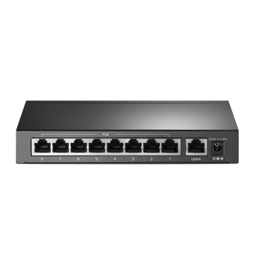 TP-Link TL-SF1009P 9-Port 10/100Mbps Desktop Šakotuvas su 8-Port PoE+