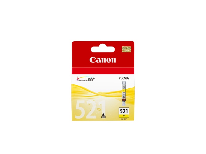 Canon CLI-521 (2936B001) Ink Cartridge, Yellow