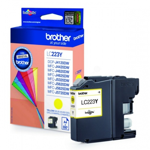 Brother LC223 (LC223Y) Ink Cartridge, Yellow
