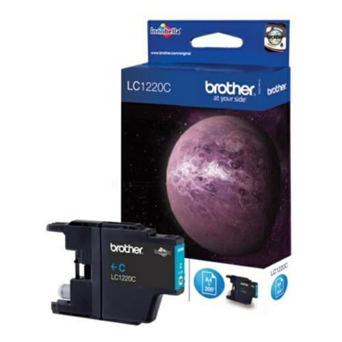 Brother LC1220C Ink Cartridge, Cyan (300 pages)