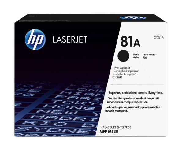 HP 81A (CF281A) Lazerinė kasetė, Juoda