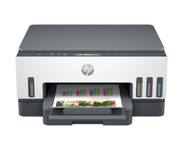HP Smart Tank 720 AiO Spausdintuvas rašalinis spalvotas MFP A4 15 ppm USB Wi-Fi