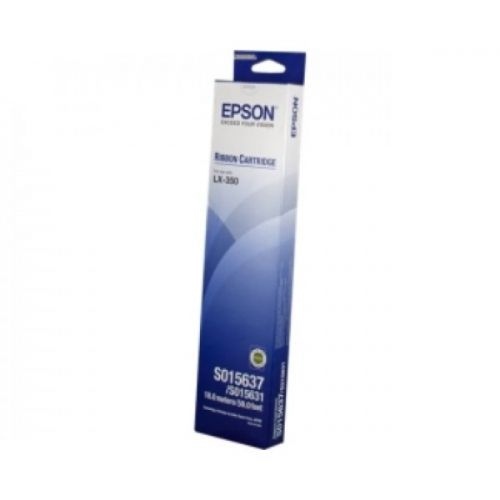 Epson S015637 (C13S015637)(C13S015631) Ribbon Cartridge, Black
