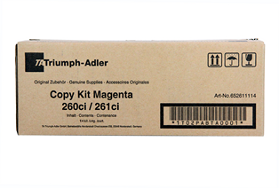 Triumph Adler Copy Kit 260ci/ Utax 260ci (652611114/ 652611014), purpurinė kasetė