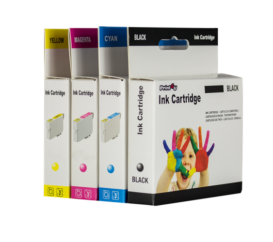 Compatible Print4U Epson T1631 (16XL) (C13T16314010) Ink Cartridge, Black