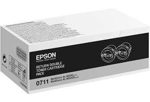 Epson M200/ MX200 (C13S050711/C13S050710) 2vnt., juoda kasetė
