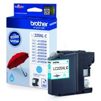 Brother LC225XL (LC225XLC) Ink Cartridge, Cyan (1200 pages)