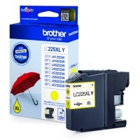 Brother LC 25XL (LC225XLY) Ink Cartridge, Yellow (1200 pages)