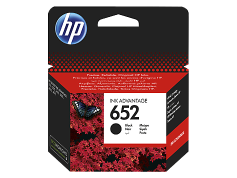HP Ink No.652 Black (F6V25AE)