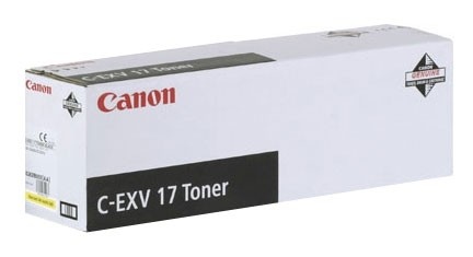 Canon C-EXV 17 (0259B002), geltona kasetė