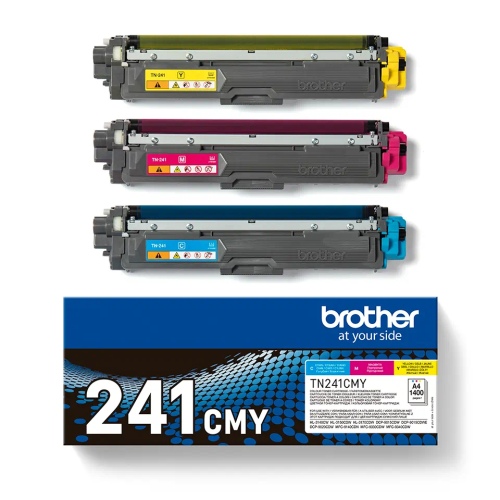 Комплект лазерных картриджей Brother TN-241CMY (TN241CMY), C/M/Y