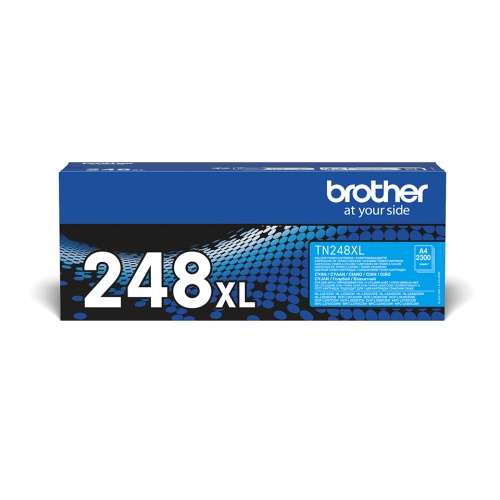 Brother TN-248XLC (TN248XLC) Toner Cartridge, Cyan