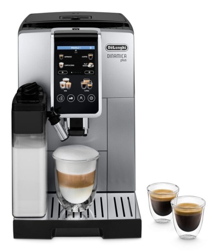 DeLonghi Dinamica Plus (ECAM380.85.SB) Kavos aparatas, Silver Black